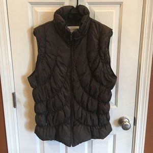Awesome Brown Down Puffer Vest